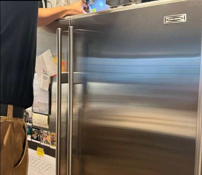 Ice maker rebuild and waterline sanitization